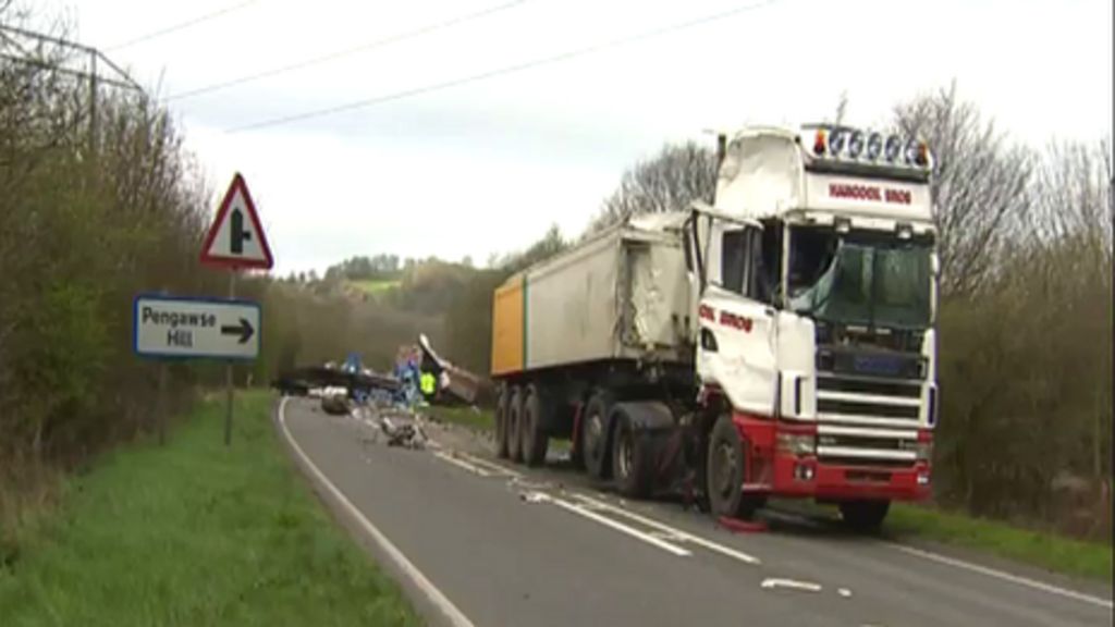 Fatal Lorry Crash A40 Near Whitland Reopened Bbc News