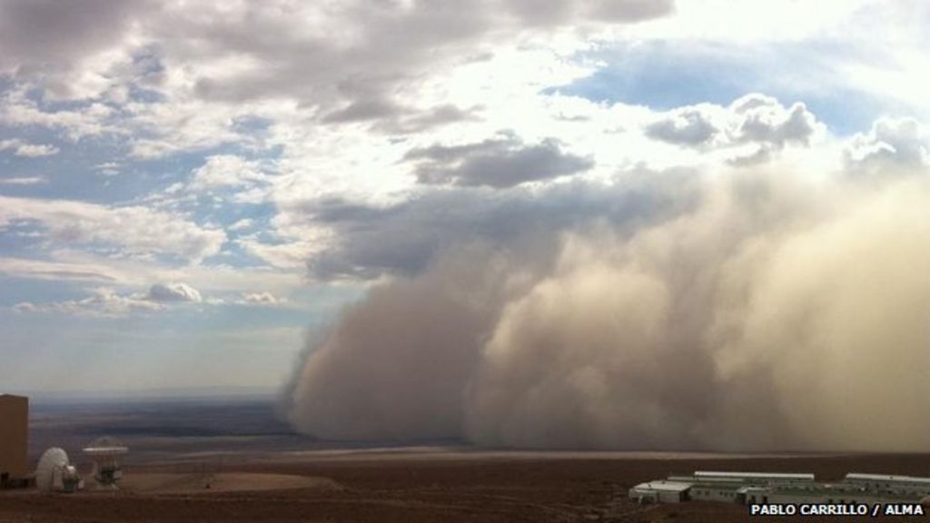 Alma telescope in Chile battles extreme weather BBC News