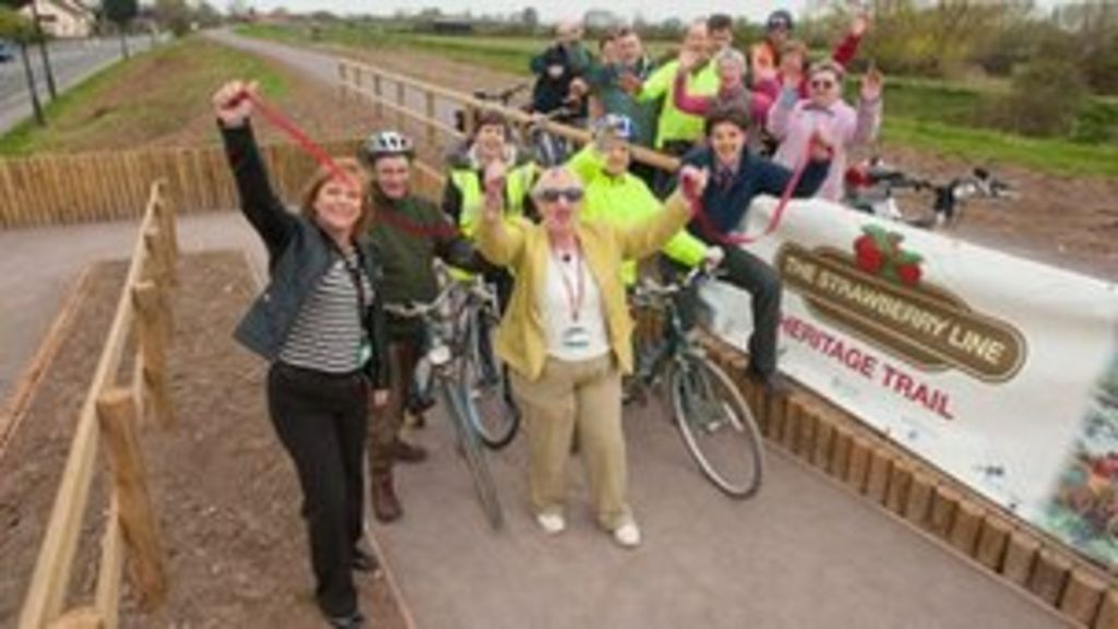 New section of Strawberry Line route opens BBC News