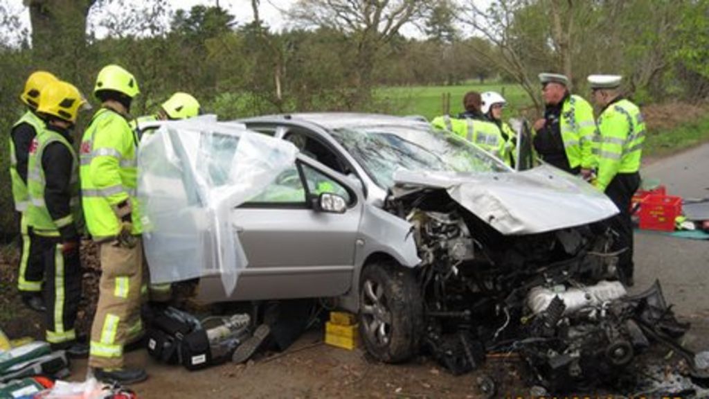 Deer accident warning as Slough man crashes in park - BBC News