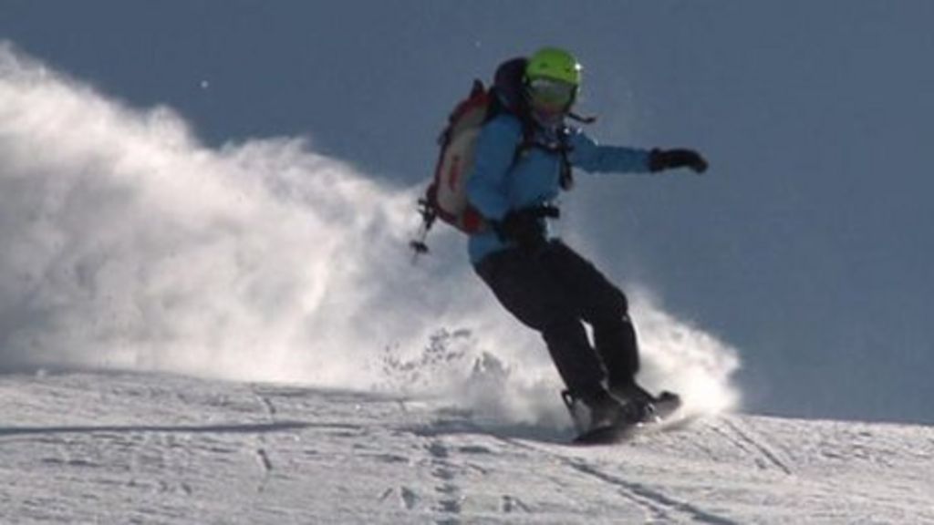 Cumbrian snowboarder in Alaska challenge - BBC News