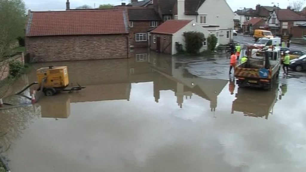 Stamford Bridge cleans up after rain caused flooding BBC News