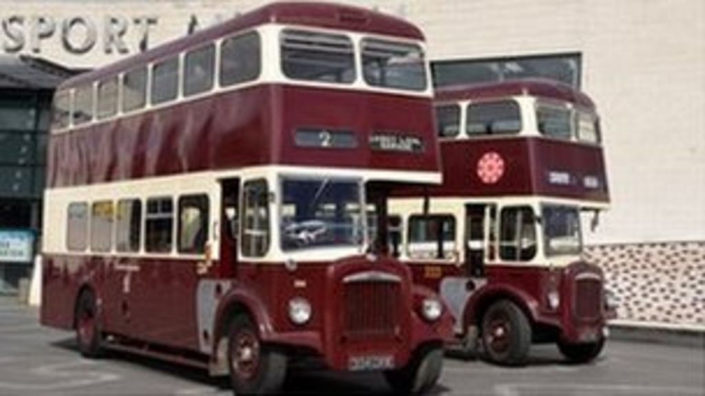 Coventry's vintage buses on display at museum BBC News