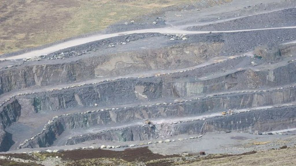 Penrhyn Quarry rock fall threatens slate production jobs BBC News