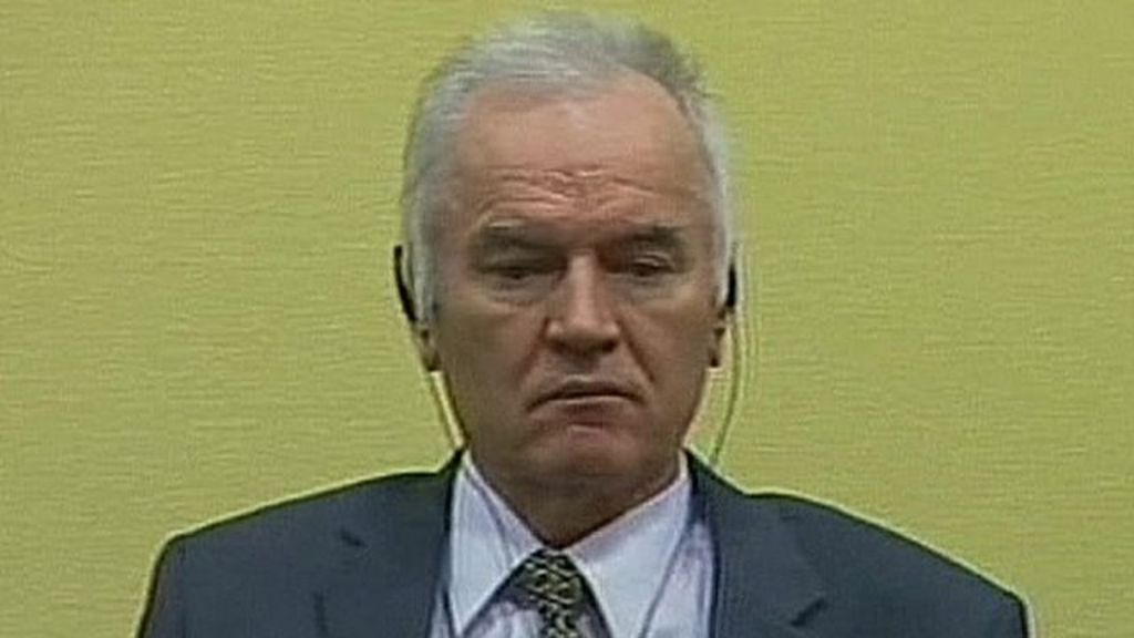 Ratko Mladic On Trial In The Hague Bbc News 6626