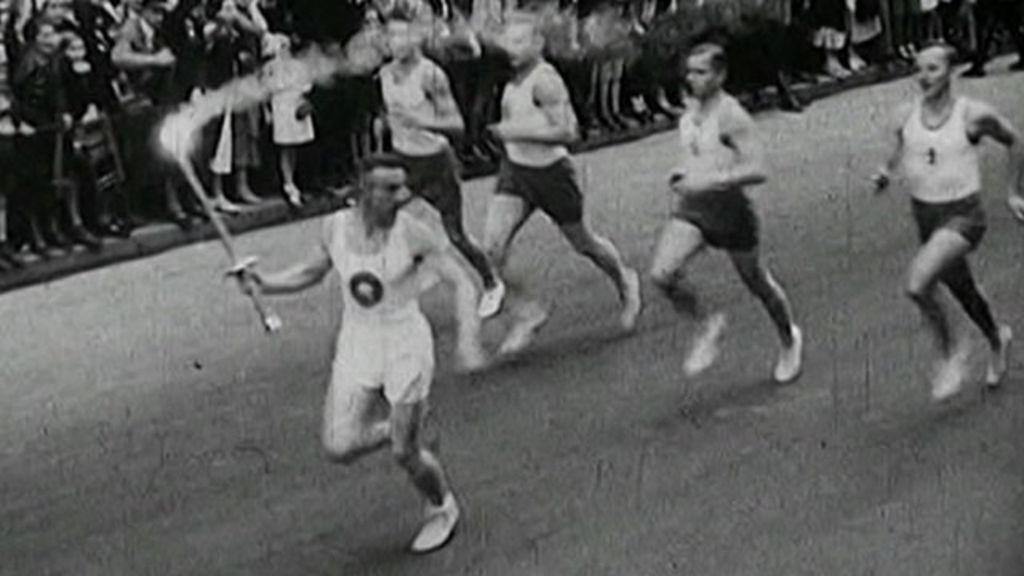 The story behind the Olympic torch relay BBC News