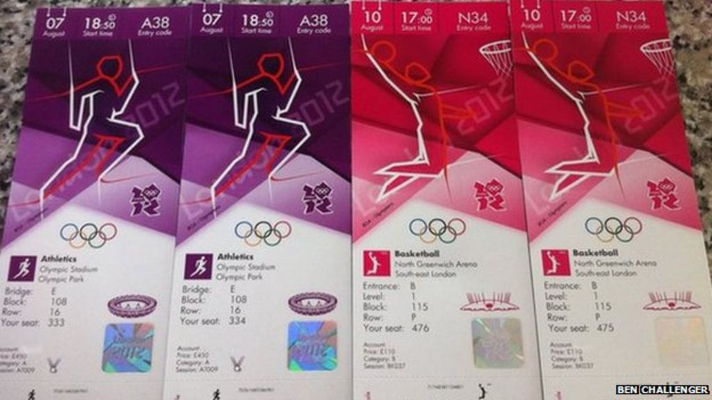 London 2012 Olympic tickets released to athletes BBC News