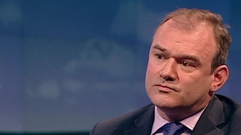 Ed Davey on energy policies and climate change action - BBC News