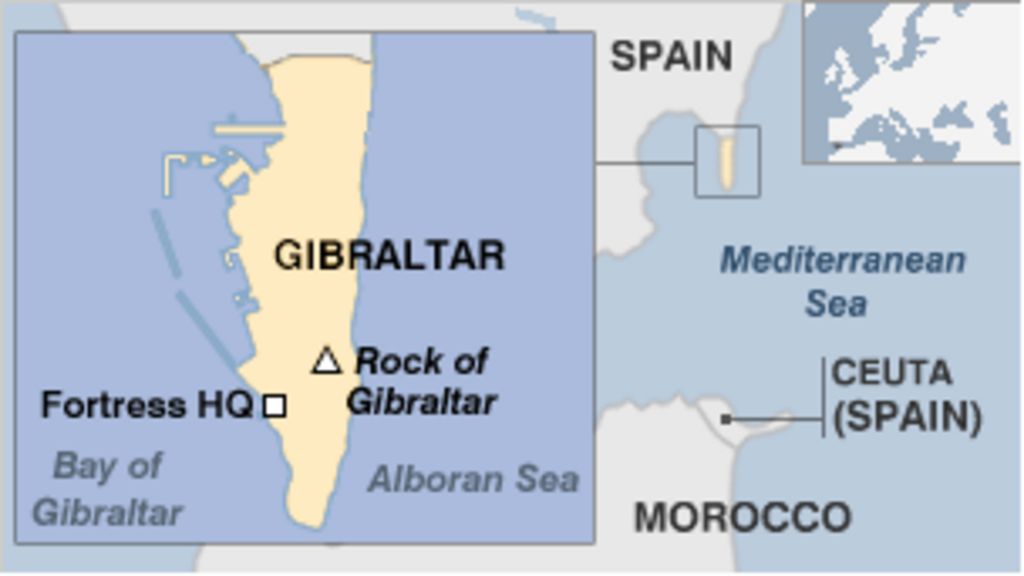  60508911 Gibraltar Map 