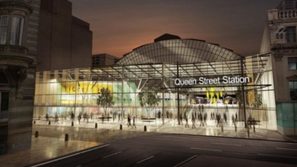 Image of redeveloped Queen Street Station