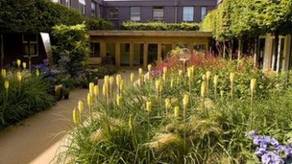 Frimley Park Hospital Time Garden Formally Opened Bbc News