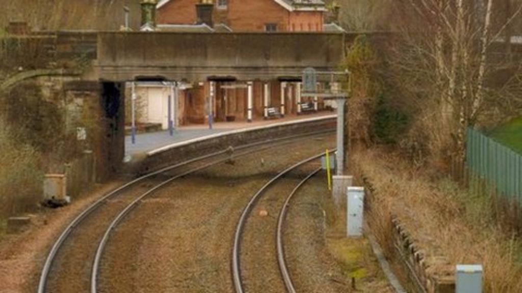 Rail route near Dumfries