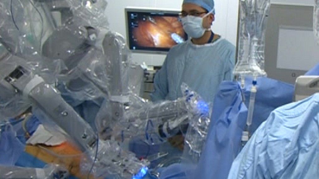 Newcastle's Freeman Hospital gets first robot "surgeon" BBC News