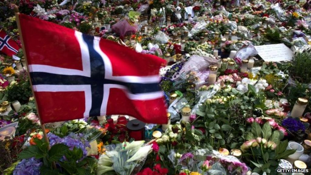 Services Held Across Norway To Remember Massacre Victims Bbc News