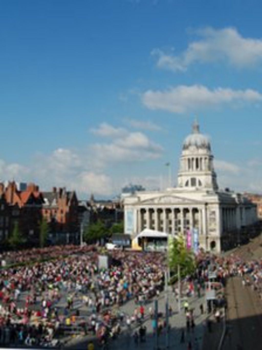 Big Screen Plan For Nottingham Old Market Square BBC News