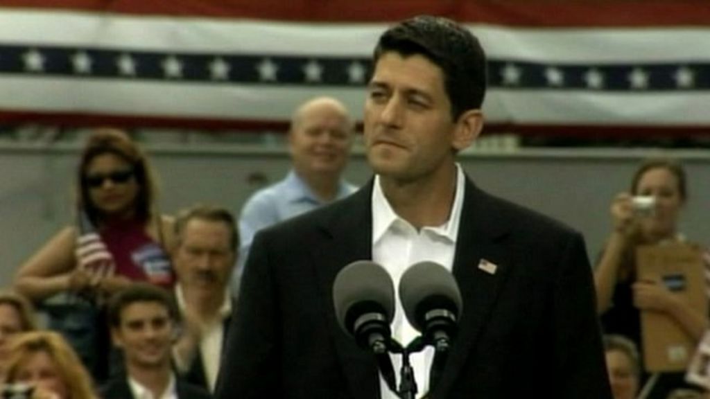 Mitt Romney running mate Paul Ryan unveiled in Virginia BBC News