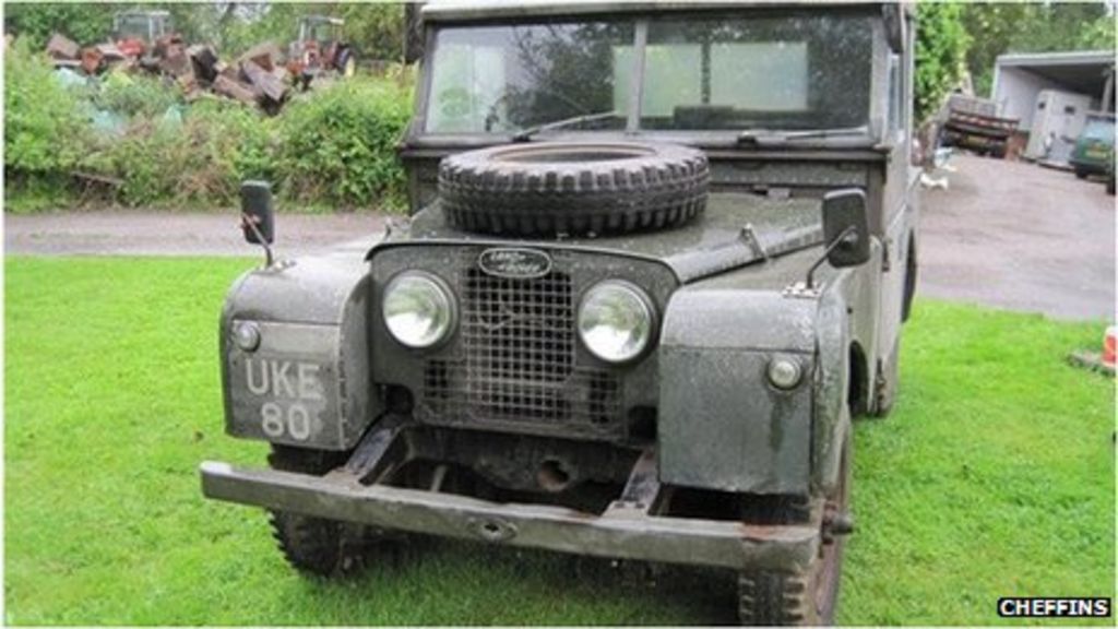 Winston Churchill modified Land Rover sold for £129,000 BBC News