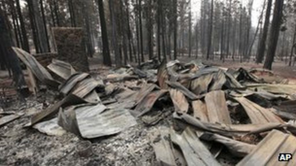 Wildfire near Manton, California, destroys 50 buildings BBC News