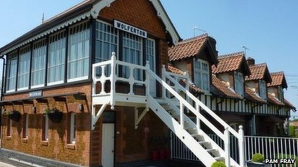 Signal box levers