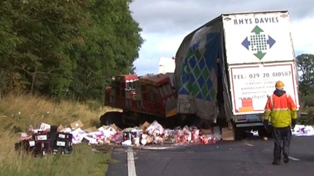 hgv driver killed in a1 crash in north yorkshire bbc news