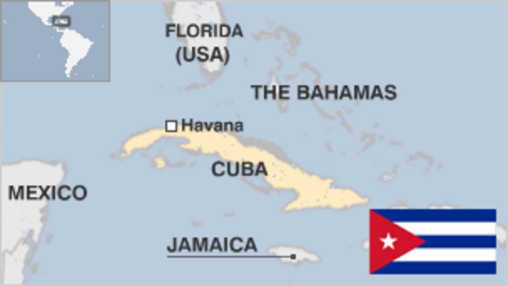 Cuba Country Profile BBC News    62865372 Cuba Map 