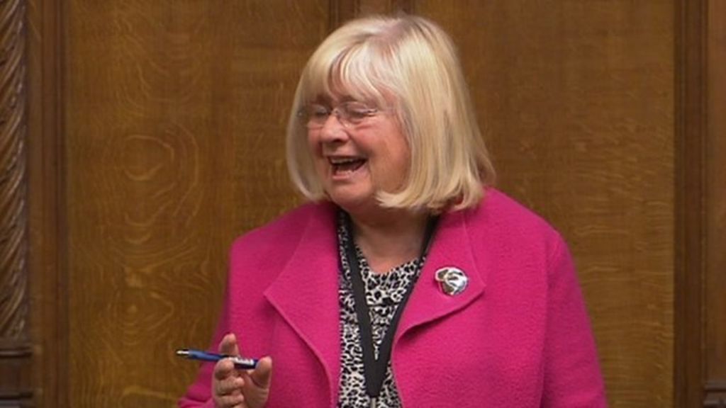 Ann Clwyd MP meets 'men in white coats' in Parliament BBC News