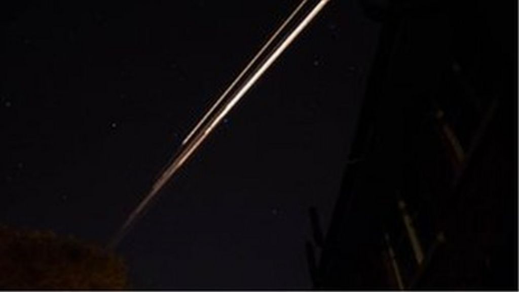 'Meteor shower' over Northern Ireland 'space junk' BBC News
