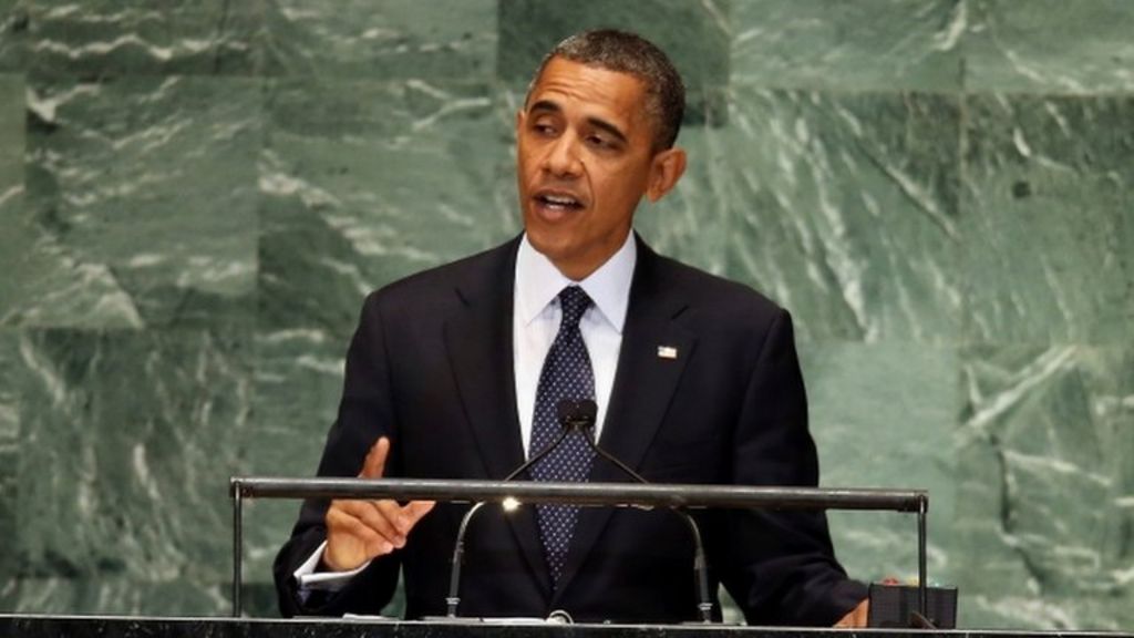 UN Barack Obama calls on leaders to condemn violence BBC News