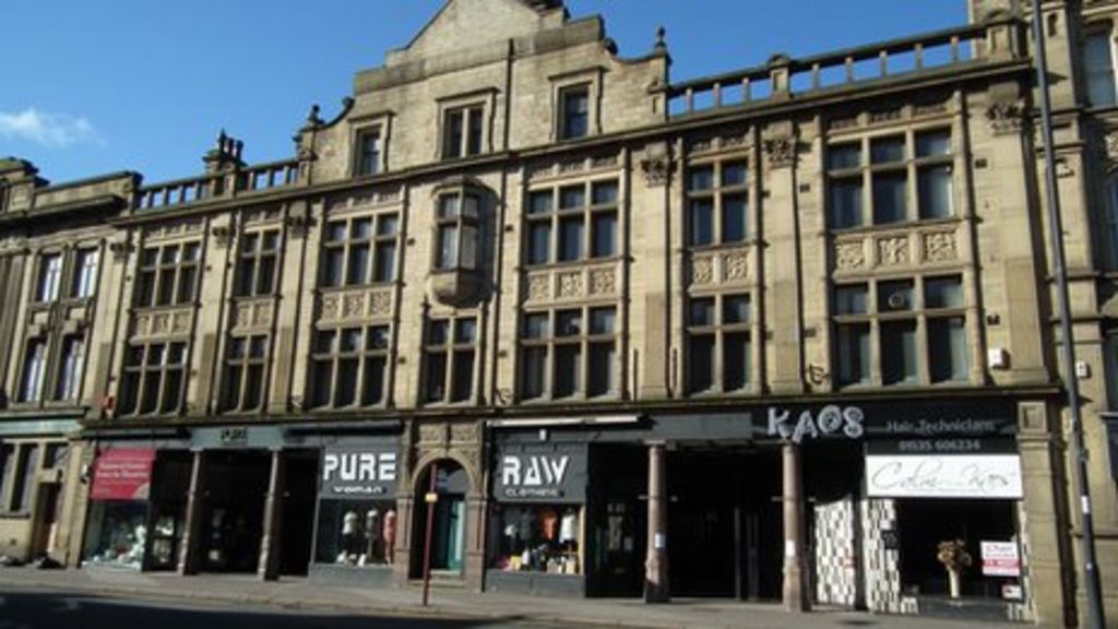 Keighley North Street arcade renovation work starts BBC News