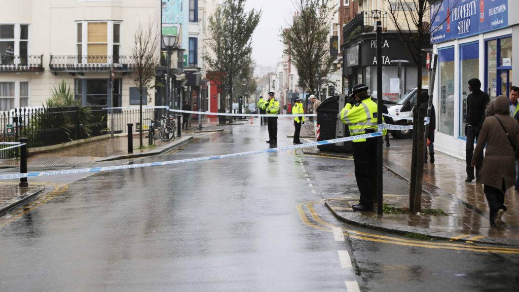 Brighton Street Attack Two Teenagers Arrested Bbc News