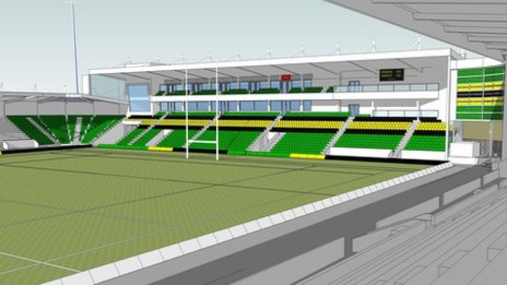 Northampton Saints Rugby Club raises £500,000 for new stand BBC News