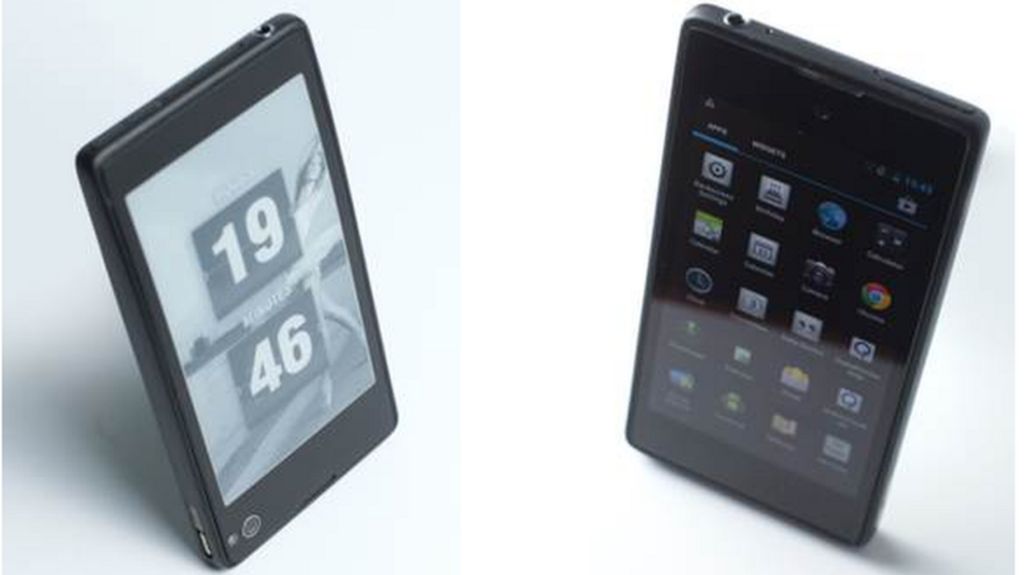Smartphone with second eink screen unveiled by Yota BBC News