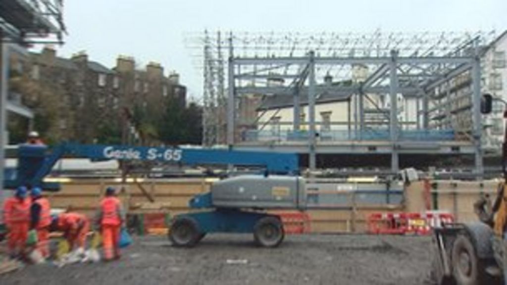 New Haymarket Station being built