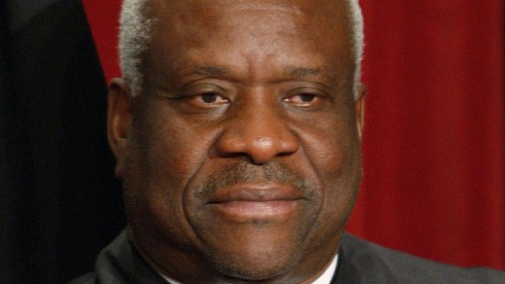 Clarence Thomas Breaks Supreme Court Silence Bbc News