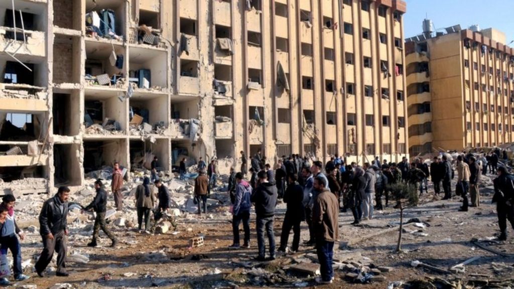 Syria Crisis: Dozens Killed By Aleppo University Blasts - BBC News