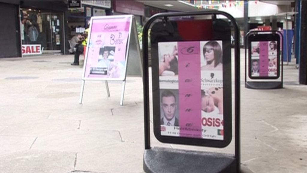 Complaints Over Councils Street Advertising Board Costs Bbc News
