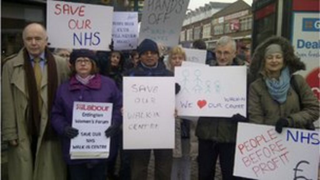 Protest To Save Erdington Nhs Walk In Centre Bbc News