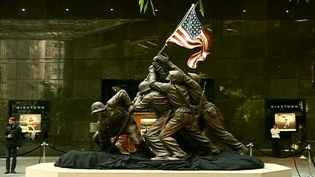 Original Iwo Jima statue auctioned BBC News