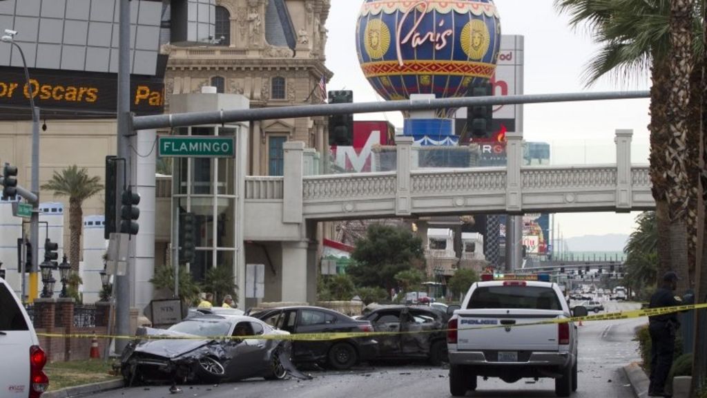 Las Vegas Strip Shooting And Crash Leave Three Dead - BBC News