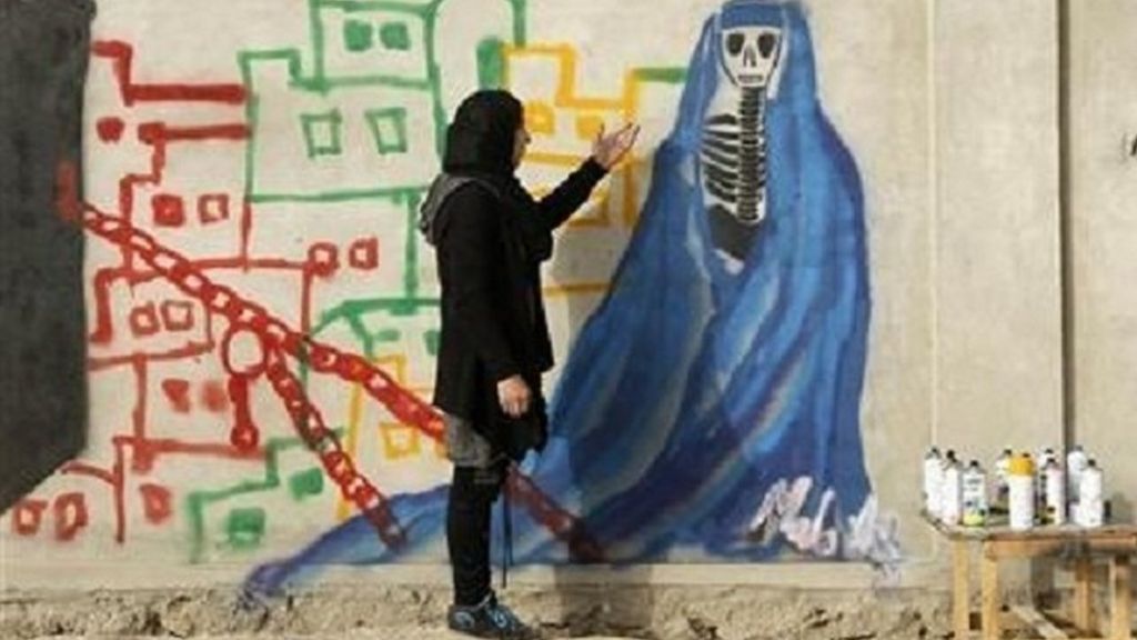 Afghan Graffiti Artist Makes Her Mark In India c News