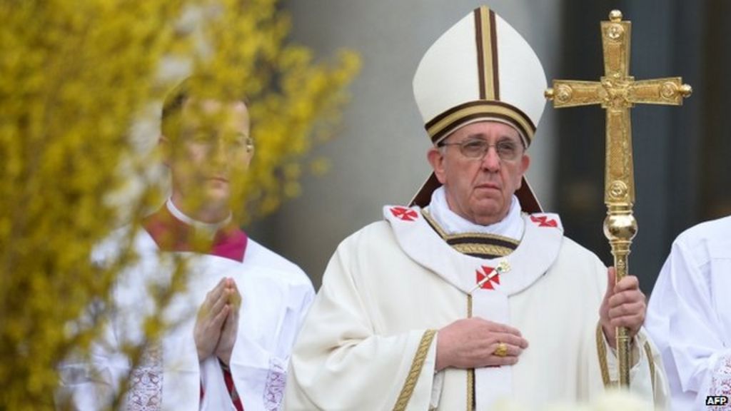 Pope Francis leads Easter Sunday Mass BBC News