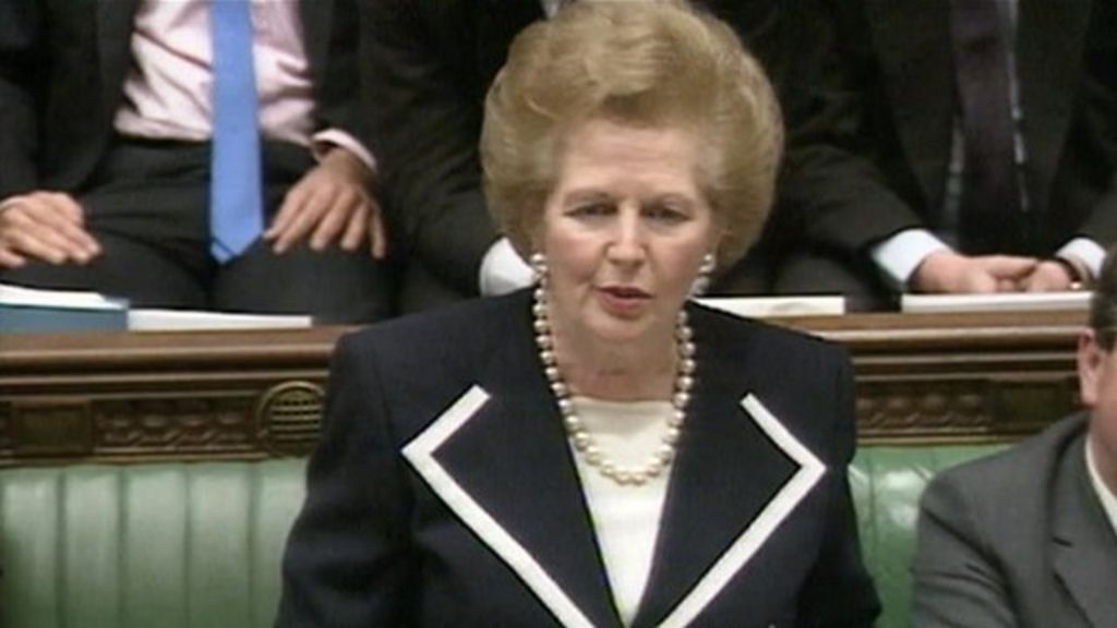 Margaret Thatcher Highlights From The Commons BBC News    66928394 66928391 