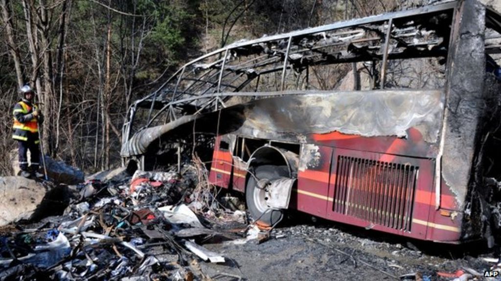 Alps Coach Crash Driver Killed And Several Passengers Injured