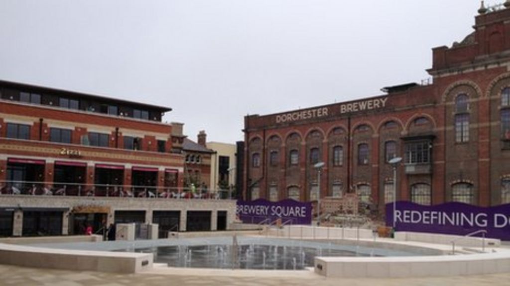 Dorchester's Brewery Square main square opens BBC News