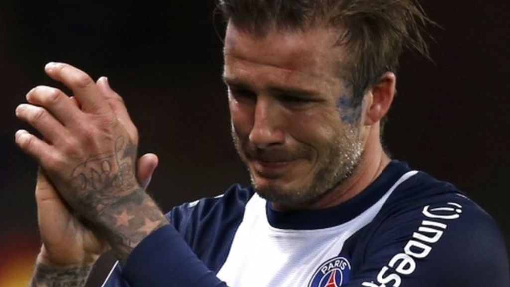 David Beckham's Emotional Farewell - BBC News