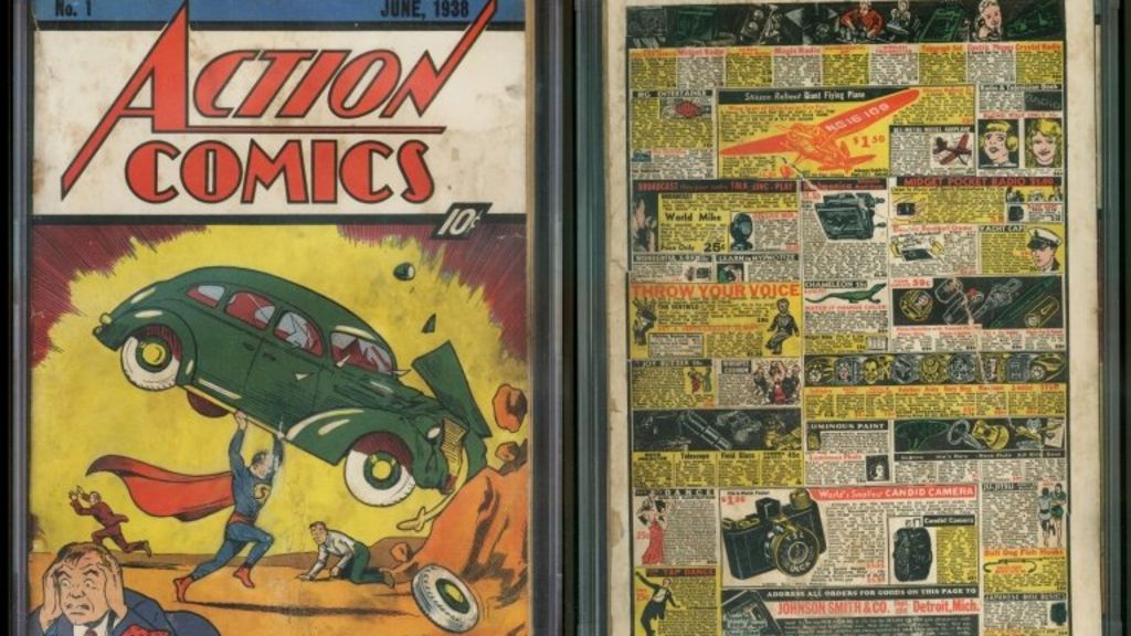 Superman Comic Found In Wall Could Fetch Record Price Bbc News