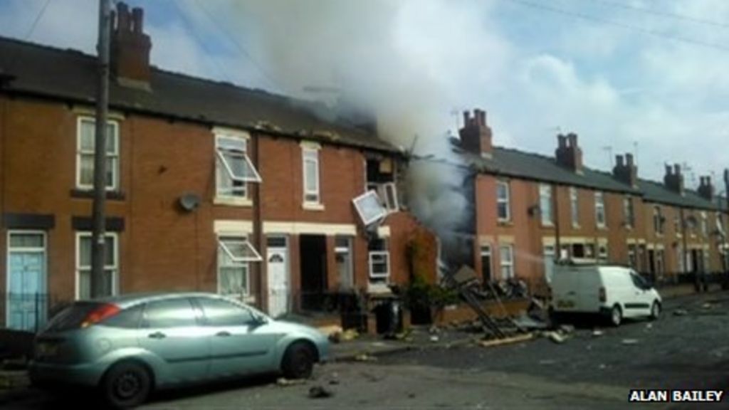 House in Tinsley, Sheffield, destroyed by 'gas blast' BBC News