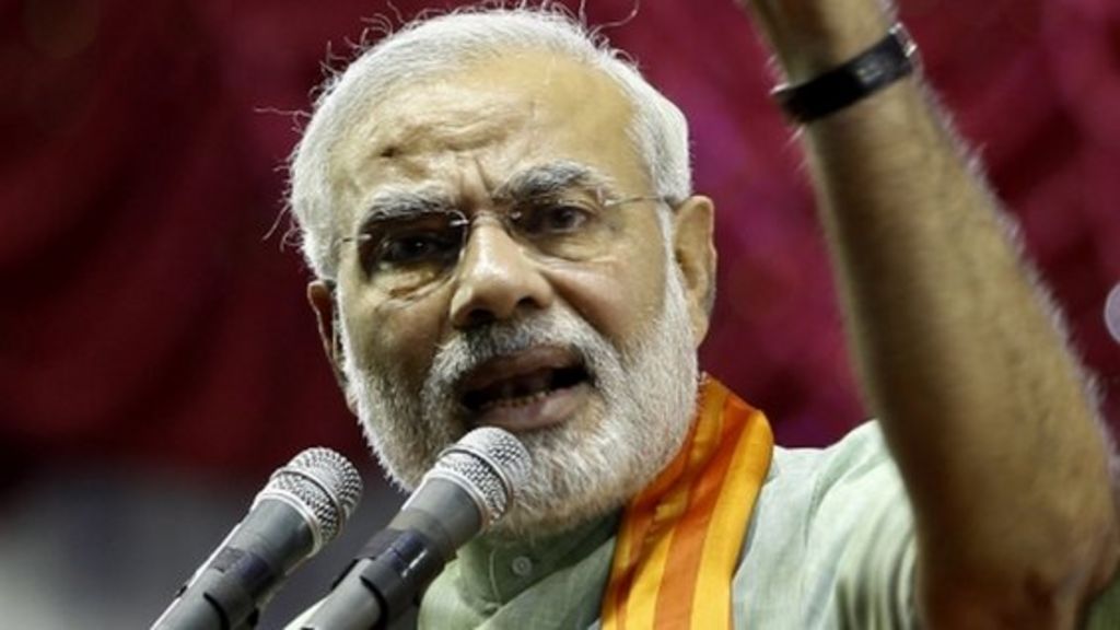 India Polls Narendra Modi Revealed As Bjps Pm Candidate Bbc News