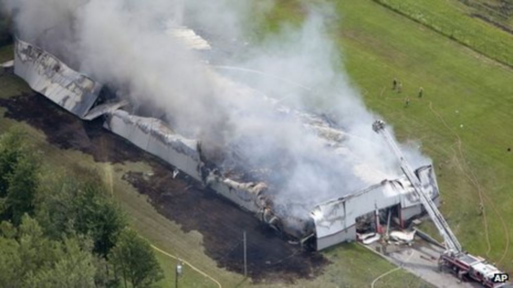 Two killed in Quebec fireworks plant explosion BBC News