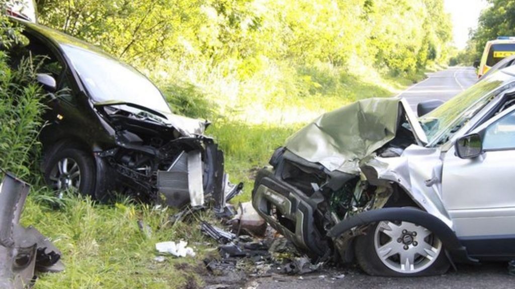 Five in hospital after Dumfries road crash BBC News